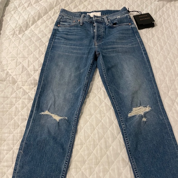 MOTHER Superior Tomcat jeans NWT - Picture 2 of 8